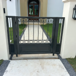 ประตูรั้วเหล็กแบบบานเล็ก5